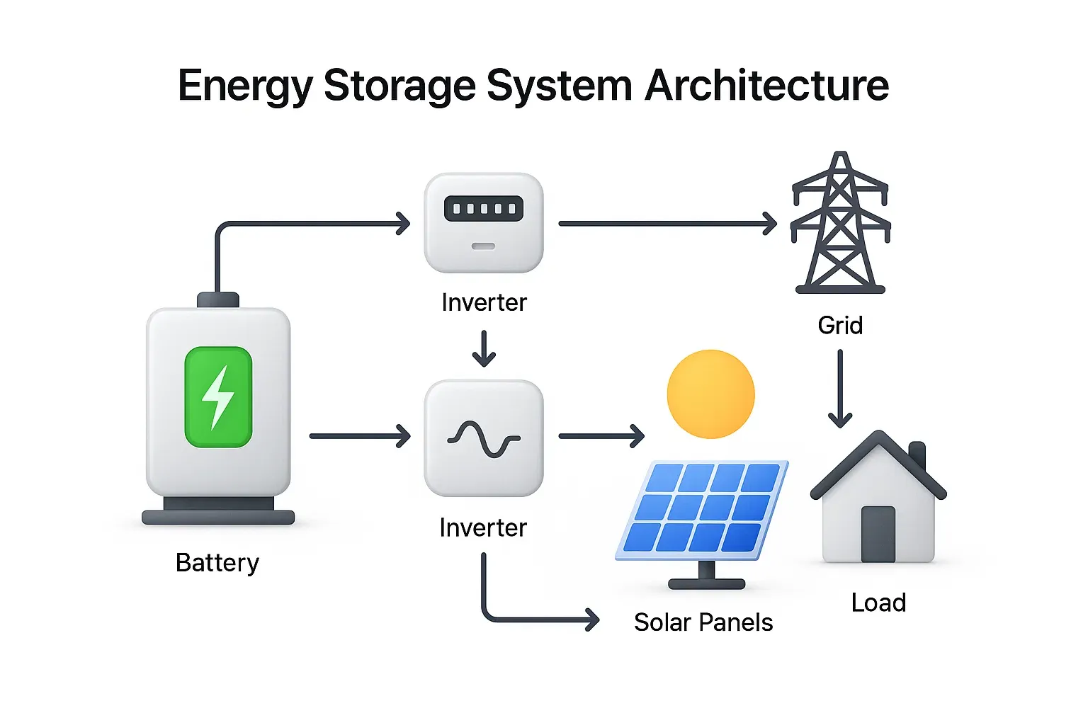 Energy Storage System Architecture Diagram