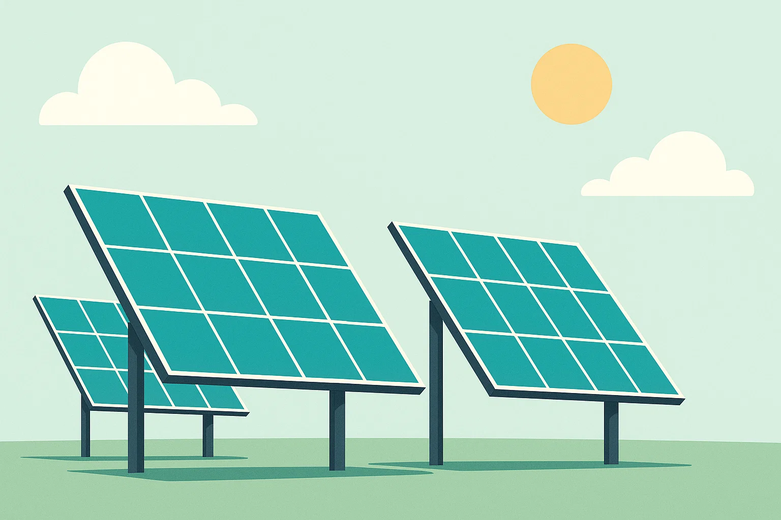 What are the main differences between fixed and adjustable solar mounting systems
