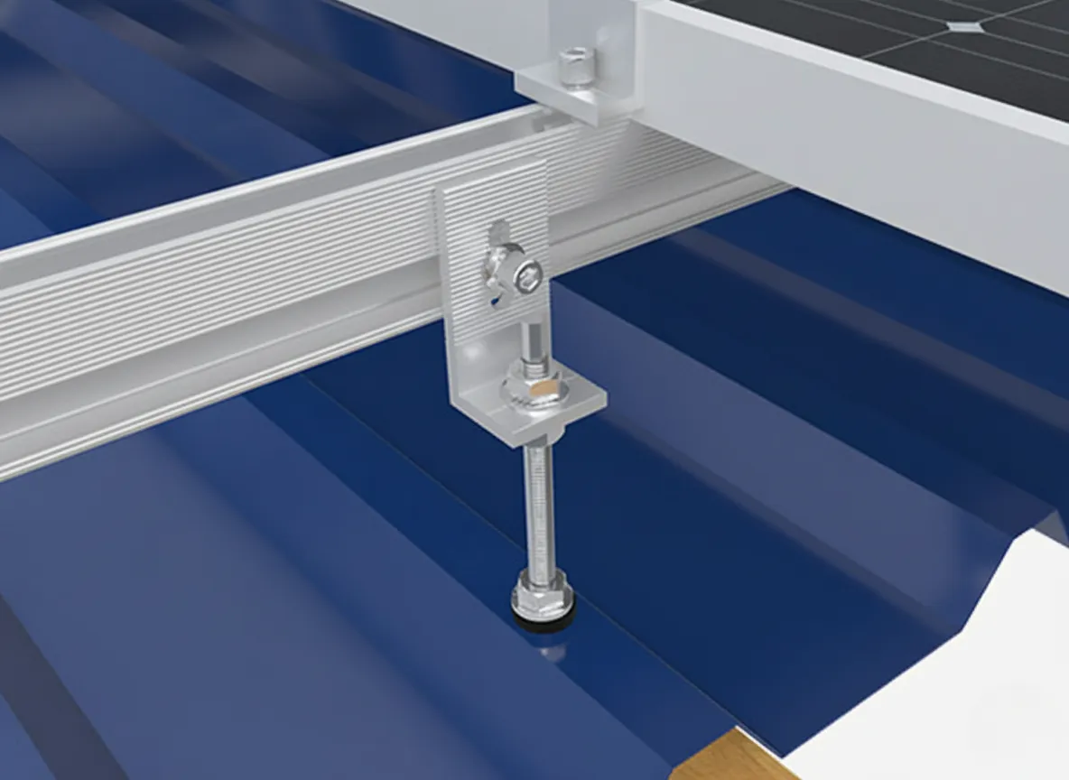 Corrugated or Trapezoidal Sheet Metal L-feet Hanger Bolt