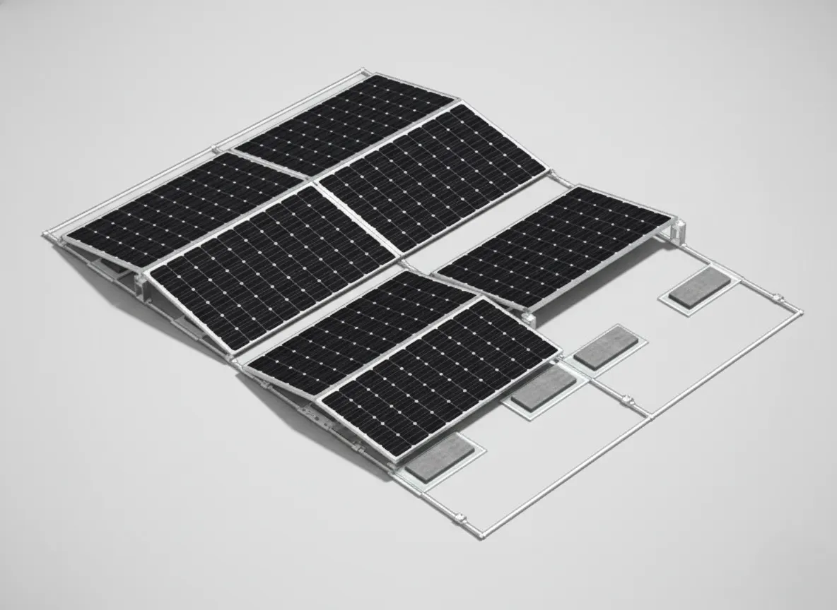 Flat Roof Solar Ballasted Mounting System