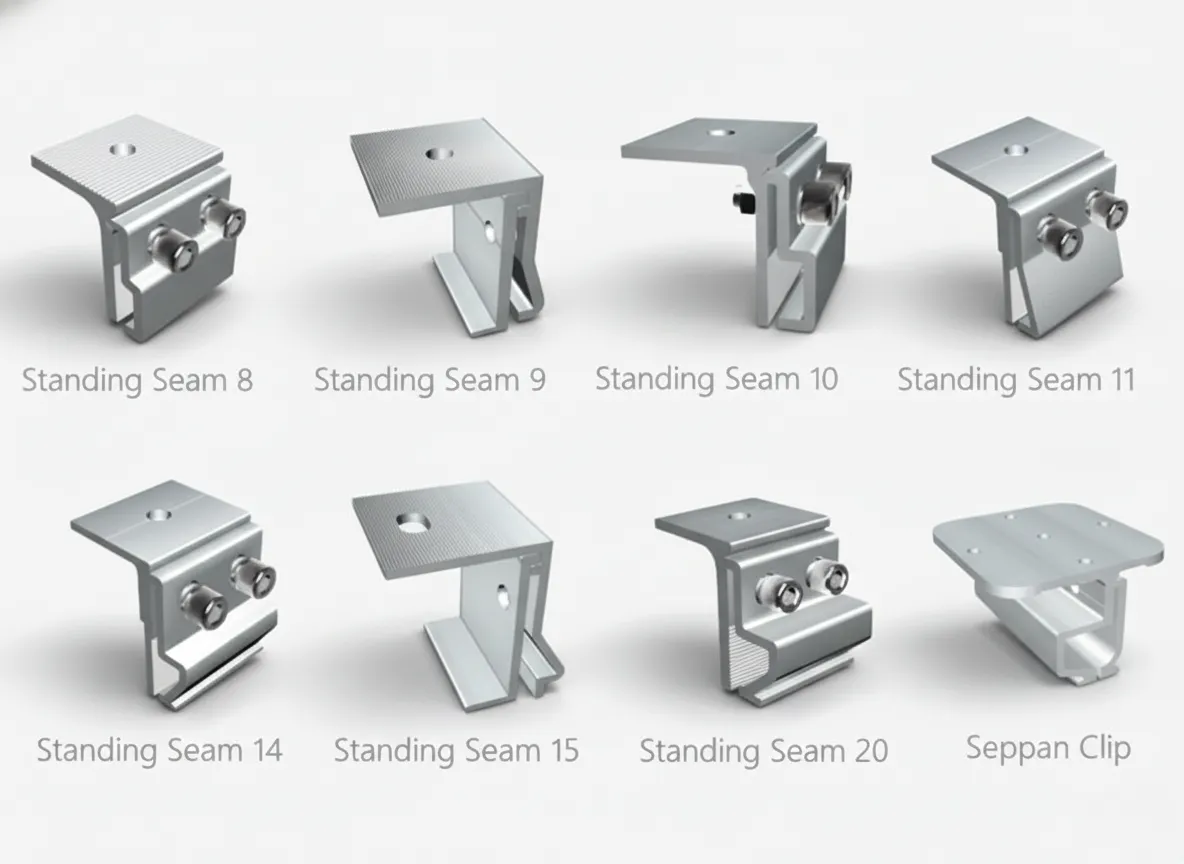 Standing Seam Metal Roof Solar Clamps