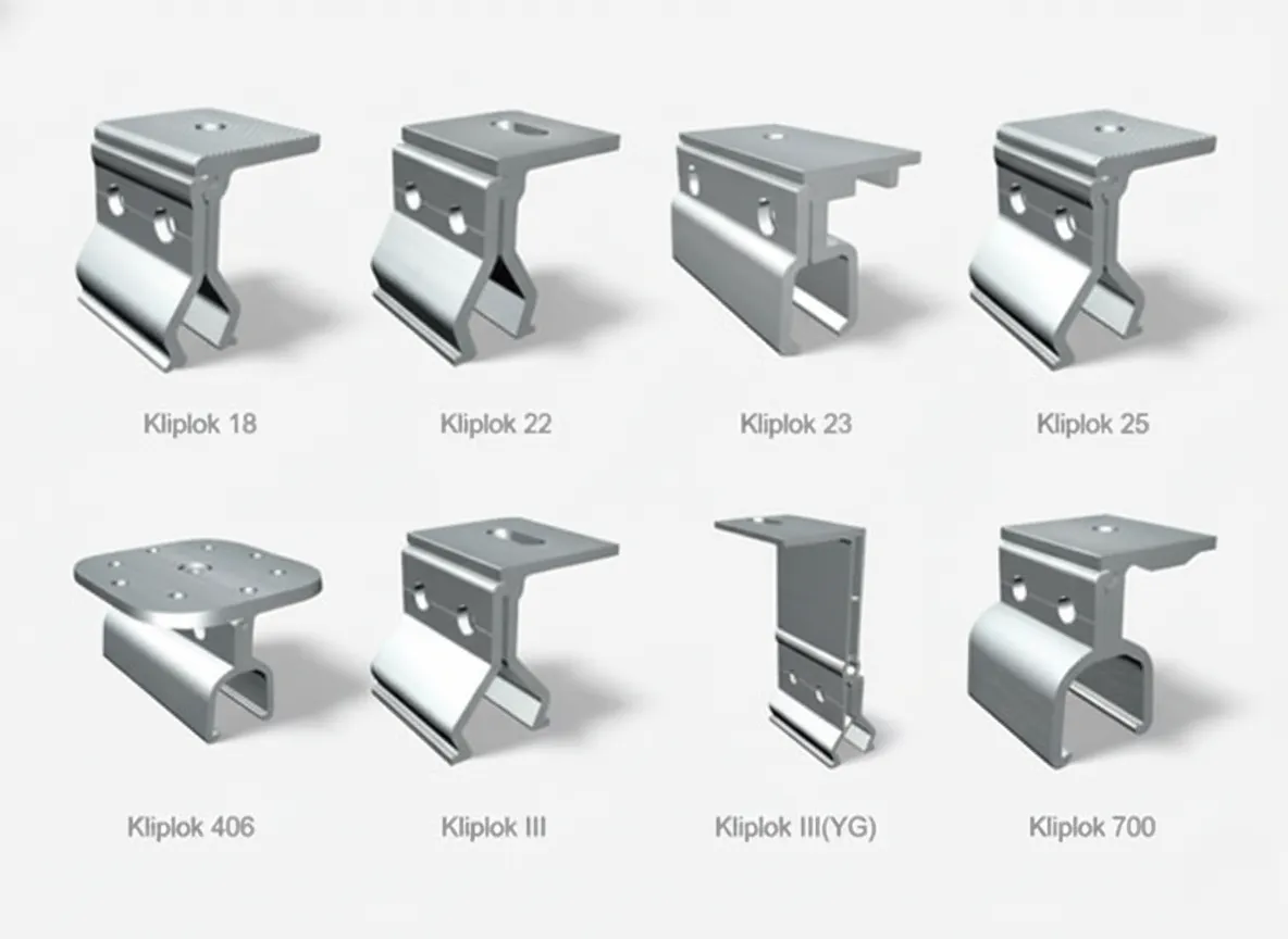 Trapezoid/Corrugated Metal Roof Solar Aluminum Short Rails