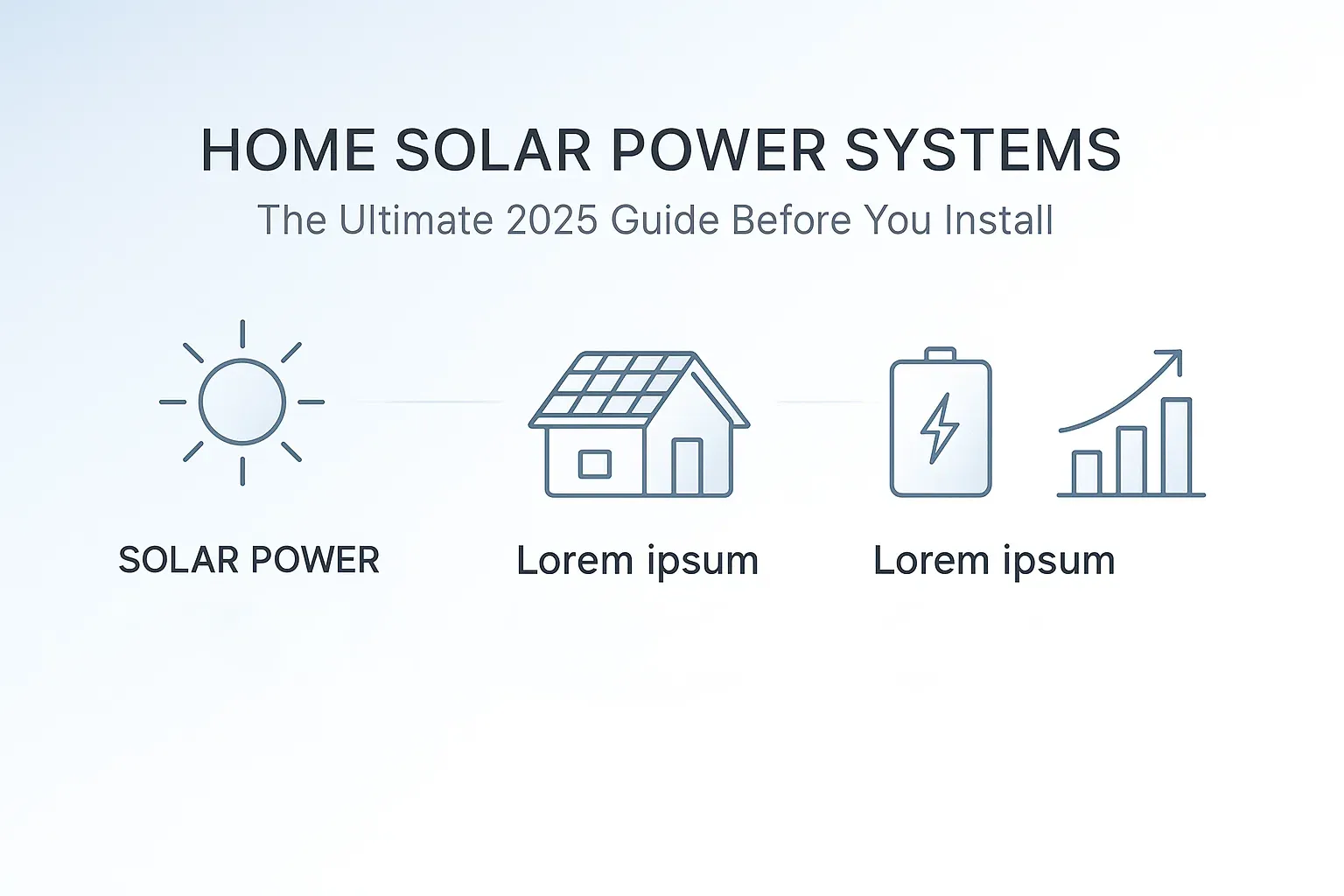 Heimische Solarenergieanlagen: Der ultimative Leitfaden 2025 für die Installation