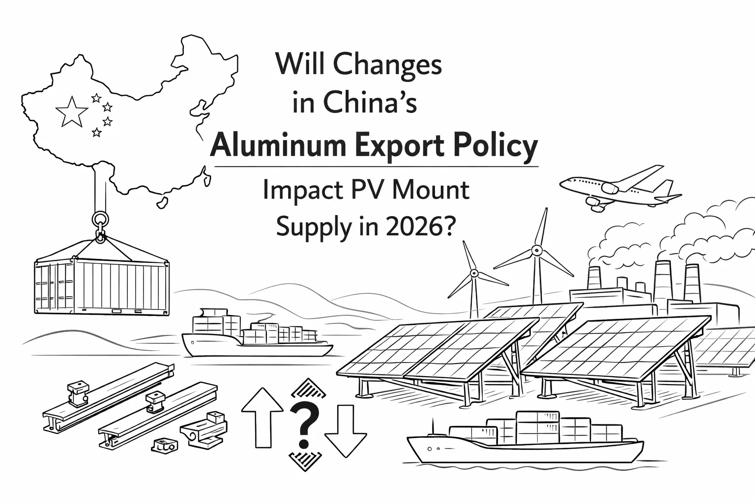 Werden Änderungen der chinesischen Aluminiumexportpolitik die PV-Montagesupply 2026 beeinflussen?