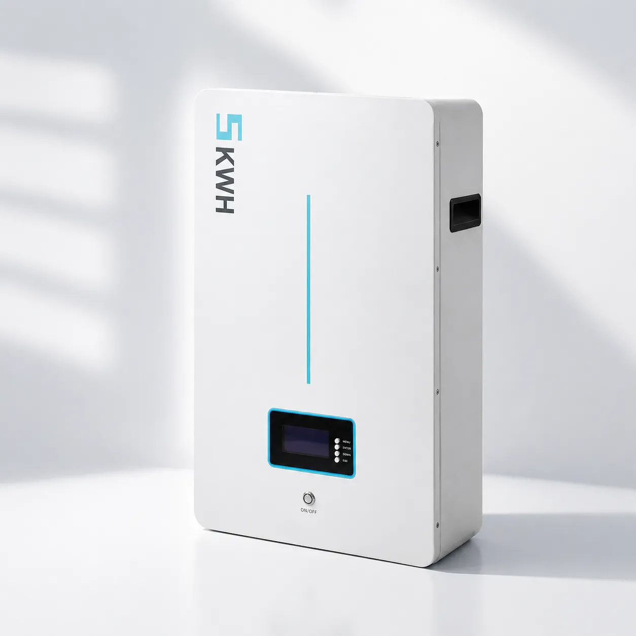 Wall-mounted energy storage system for home solar battery backup